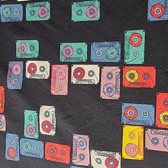 LuLaRoe Cassie skirt sz XS retro cassette tapes - Picture 2 of 4